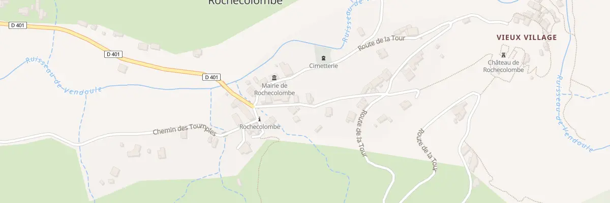 Plan du 5146 Rochecolombe à Rochecolombe