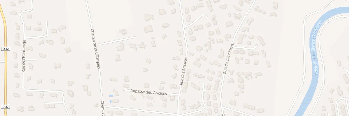 Plan du 17 Che de la Combe des Arnaves à Saint-Gilles