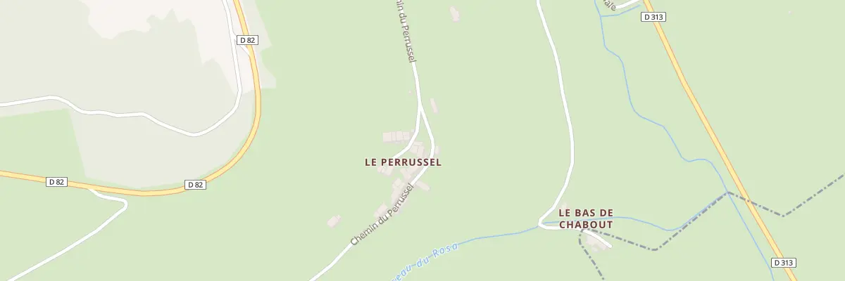 Plan du 41 Imp de la croix du Perrussel à Valsonne