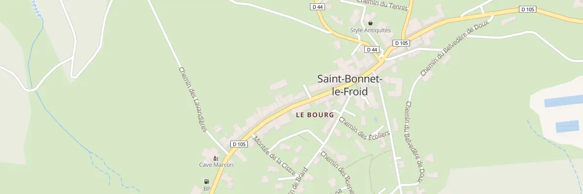 Plan du 18 Rue du Velay à Saint-Bonnet-le-Froid