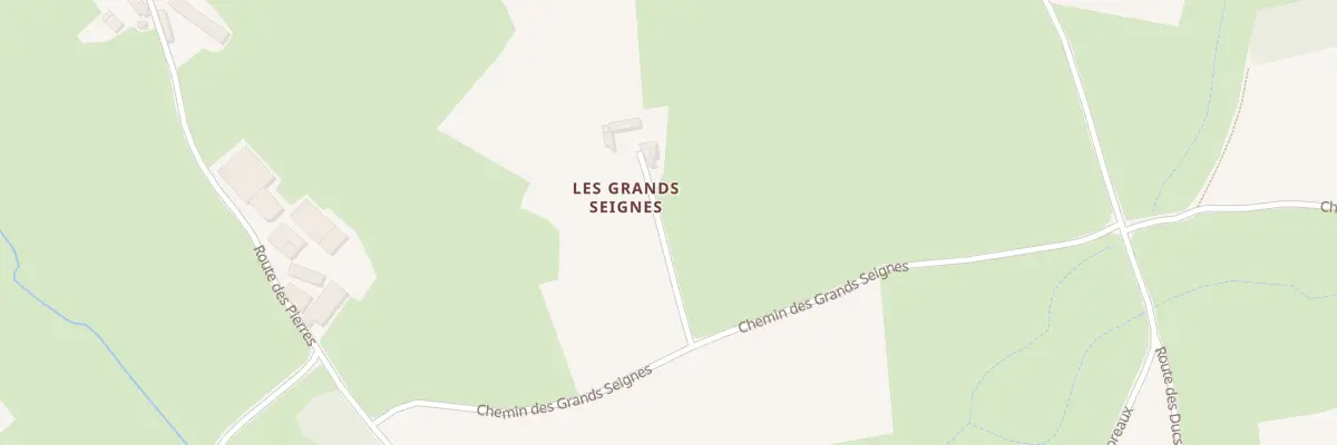 Plan du 320 Che des Grands Seignes à Verosvres