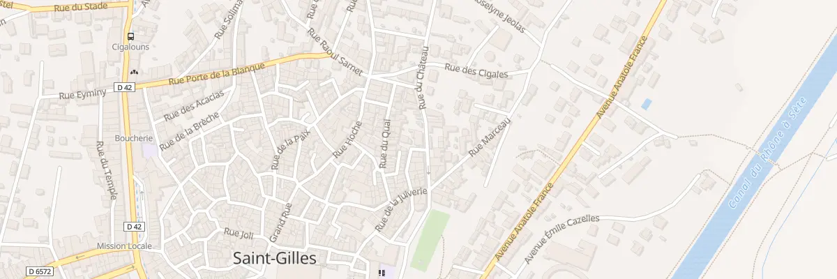 Plan du 15 Rue du Chateau à Saint-Gilles