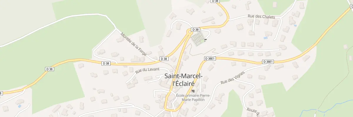 Plan du 64 Rue CENTRALE à Saint-Marcel-l’Éclairé
