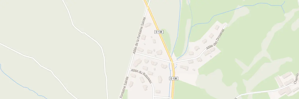 Plan du 4 All de la Pature de l’Etang à Saint-Sernin-du-Bois