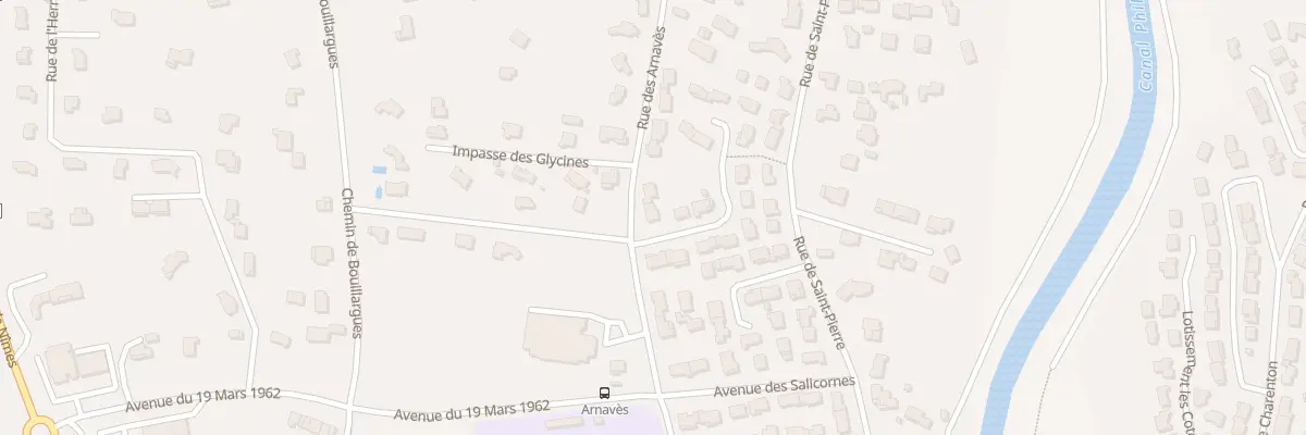 Plan du 10 Rue des Arnaves à Saint-Gilles