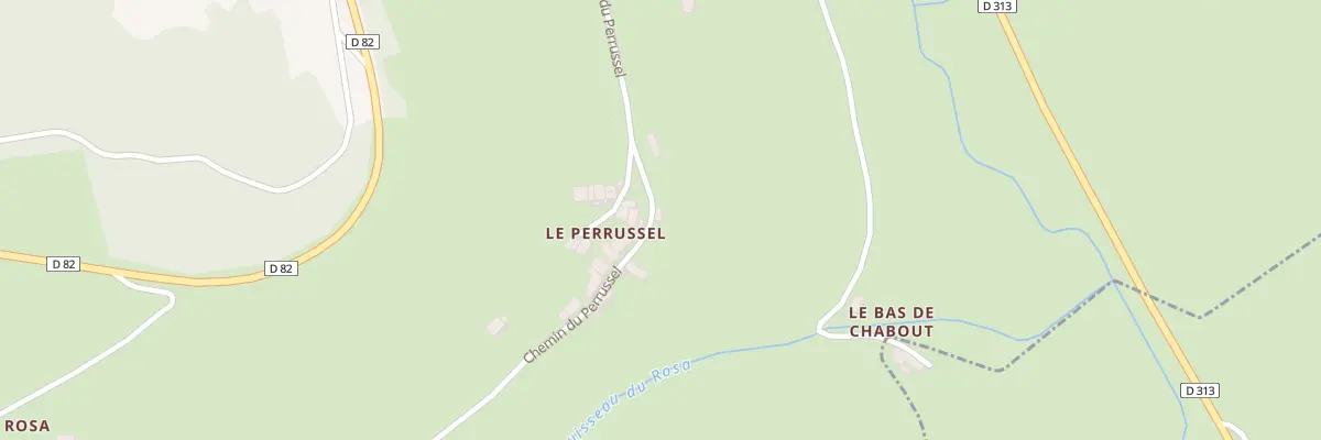 Plan du 1063 Che du Perrussel à Valsonne