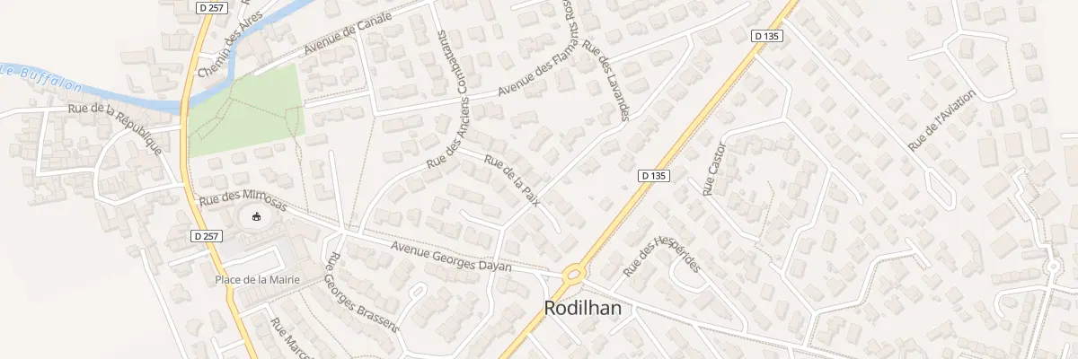 Plan du 11 Rue de la Paix à Rodilhan