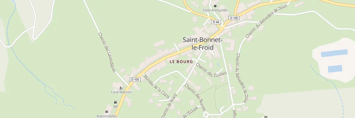 Plan du 5041 Le Bourg à Saint-Bonnet-le-Froid