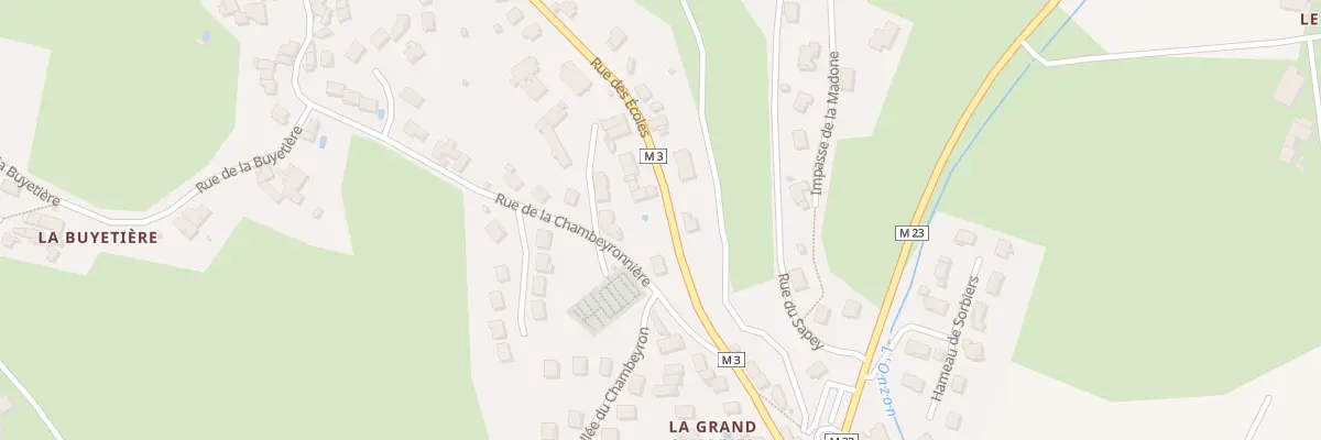 Plan du 2B Rue de la Chambeyronnière à Sorbiers