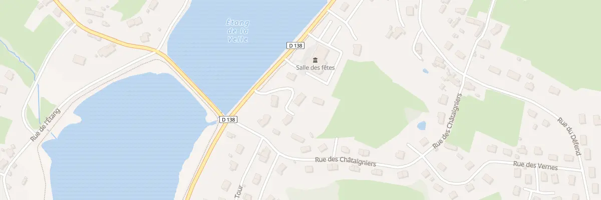 Plan du 2500B Rte de Saint-Sernin à Saint-Sernin-du-Bois