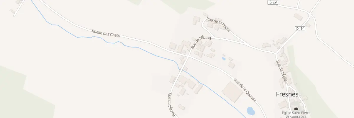 Plan du 6 Rue de l’Etang à Fresnes