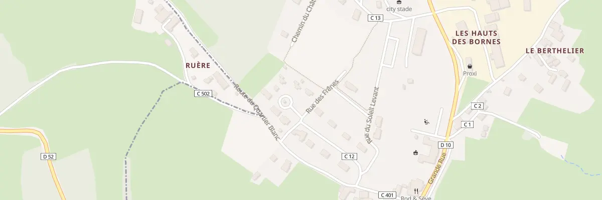 Plan du 30 Pl de Ruère à Propières