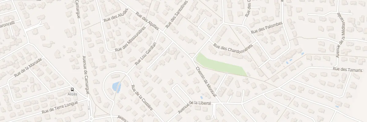 Plan du 20 Rue des Alpilles à Garons