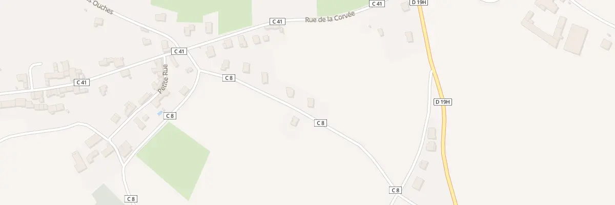 Plan du 10 Rue de la Maladiere à Touillon