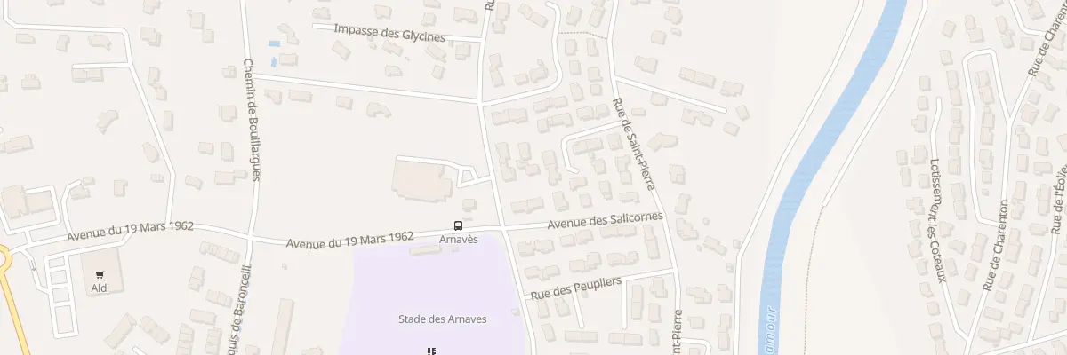 Plan du 2 Rue des Arnaves à Saint-Gilles