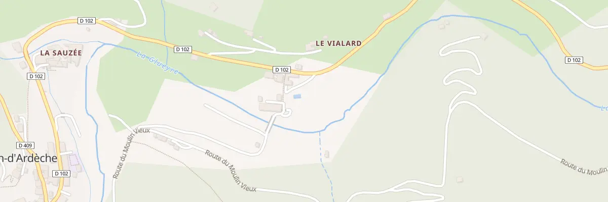 Plan du 5151 La Combe et Le Vialard à Albon-d’Ardèche