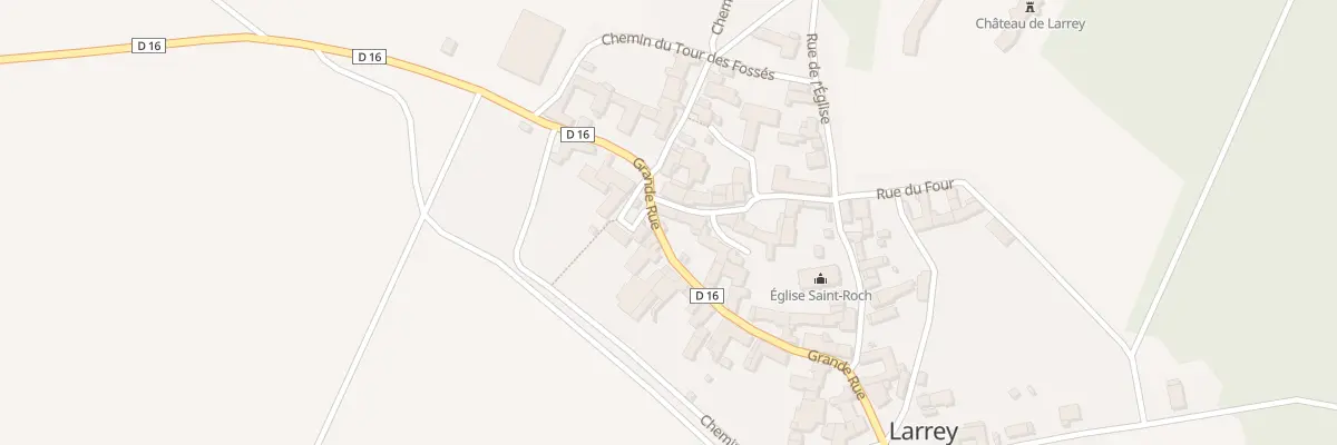 Plan du 18 Gr Grande Rue à Larrey