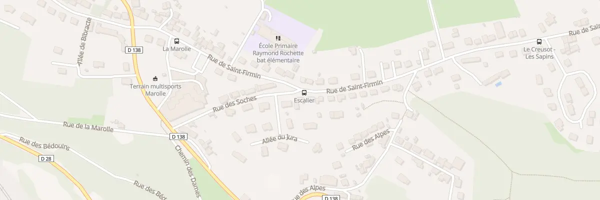 Plan du 18 Rue de Saint-firmin au Creusot