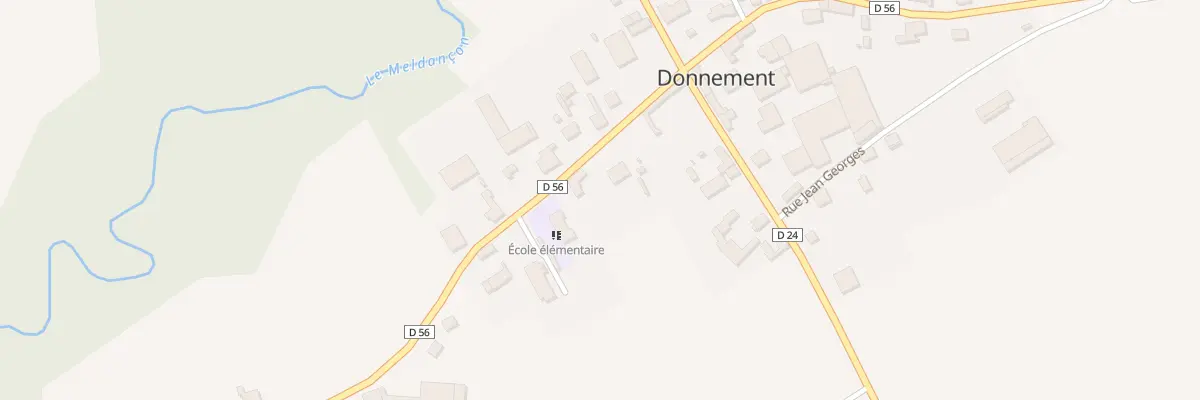 Plan du 5 Rue du Bois Mary à Donnement