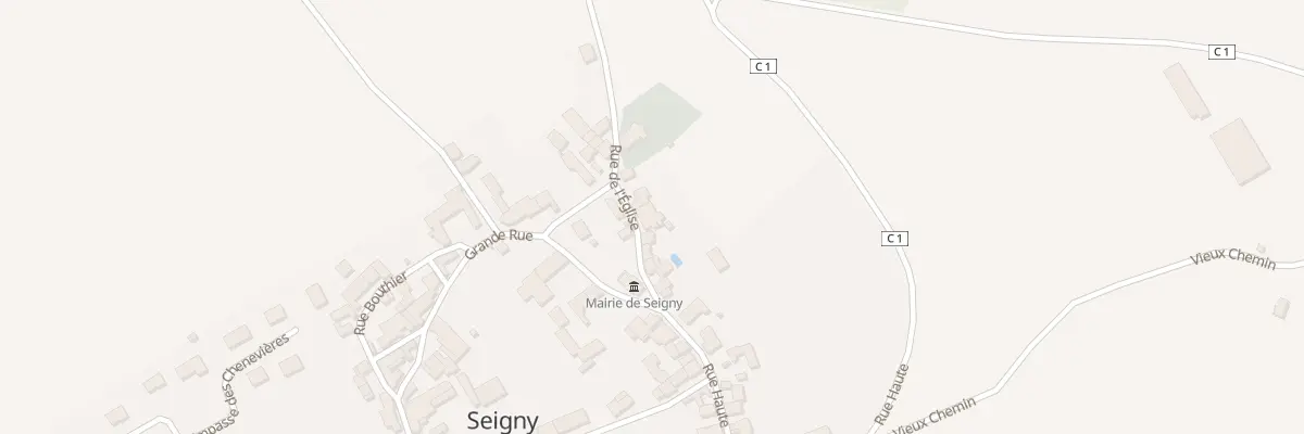 Plan du 8 Rue de l’Eglise à Seigny
