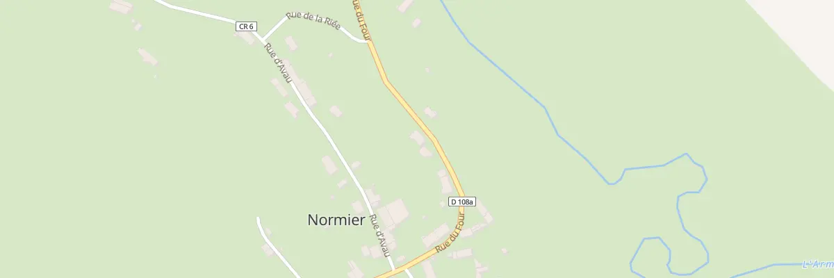 Plan du 9 Rue du Four à Normier