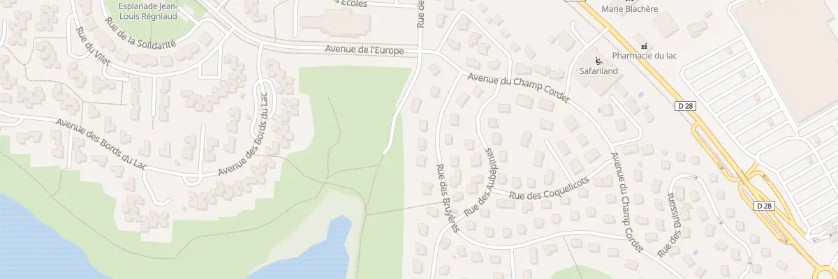 Plan du 8 Rue des Bruyères à Torcy