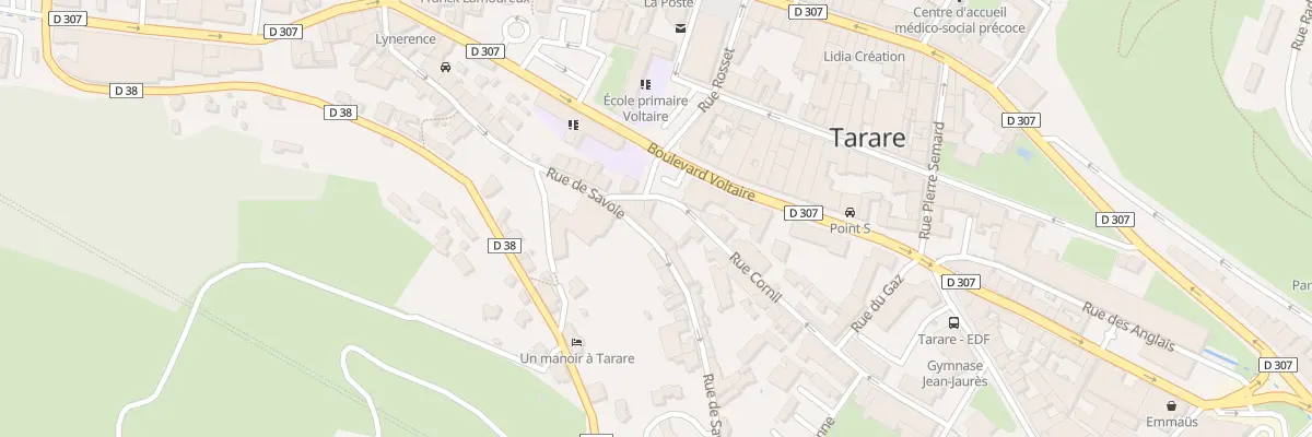 Plan du 1 Rue CORNIL à Tarare