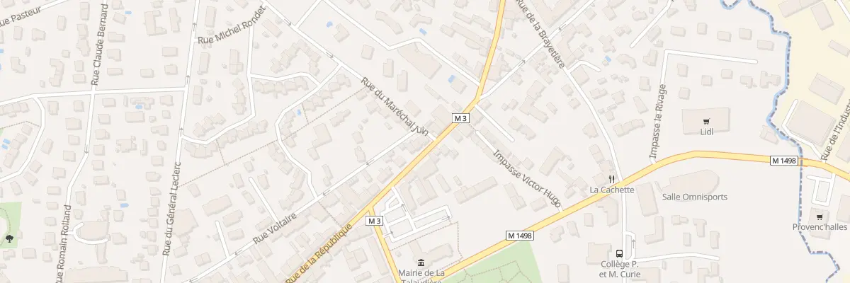 Plan du 36 Rue Voltaire à La Talaudière