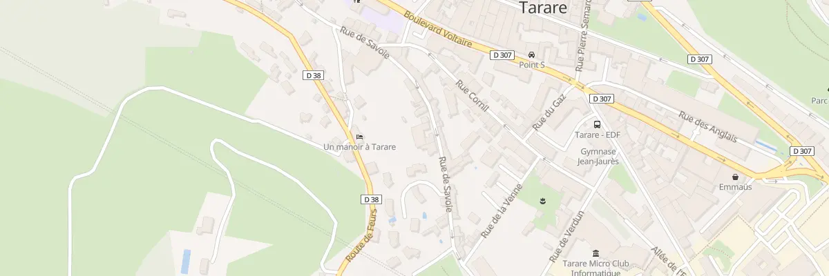 Plan du 57 Rue de Savoie à Tarare