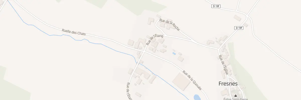 Plan du 8 Rue de la Quouée à Fresnes