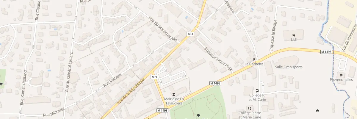 Plan du 28 Rue de la République à La Talaudière