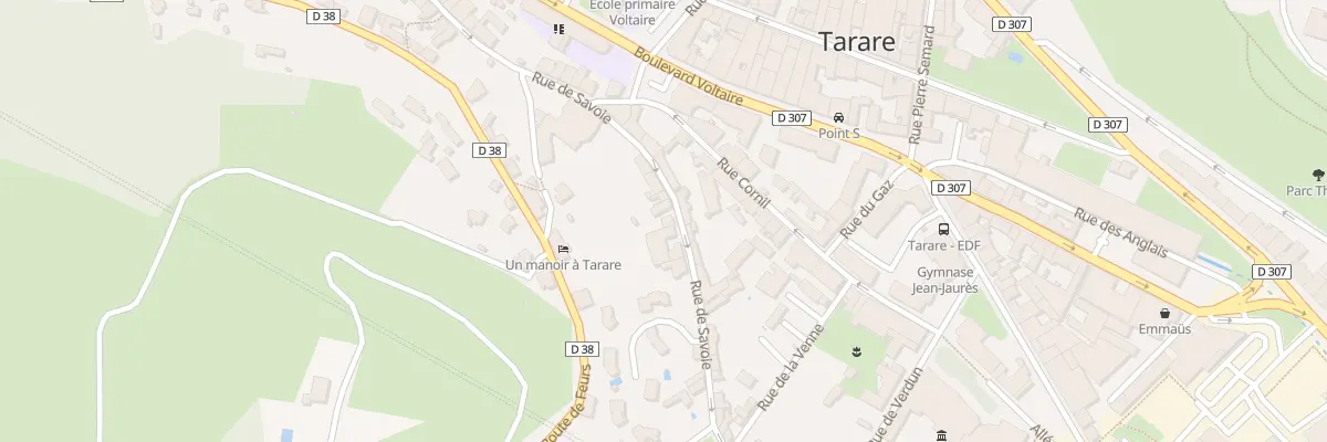 Plan du 55 Rue de Savoie à Tarare