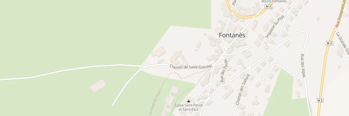 Plan du 90 Che de Saint-Galmier à Fontanès