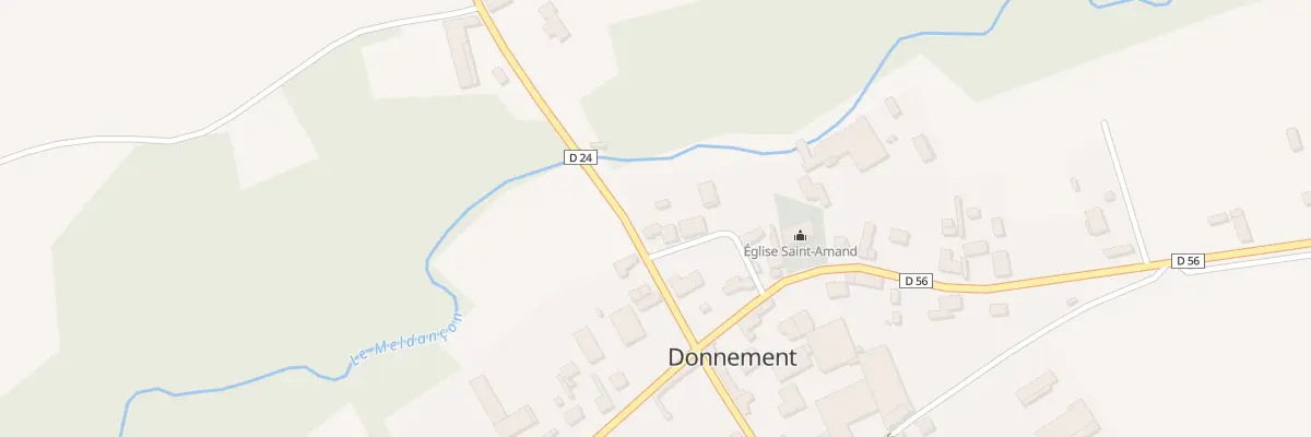Plan du 17 Le Village à Donnement