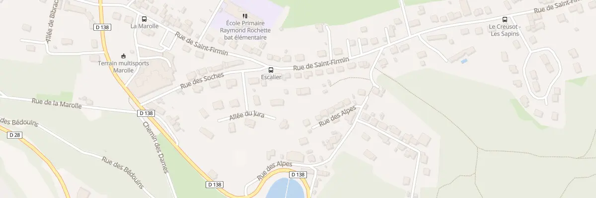 Plan du 7 All du Jura au Creusot