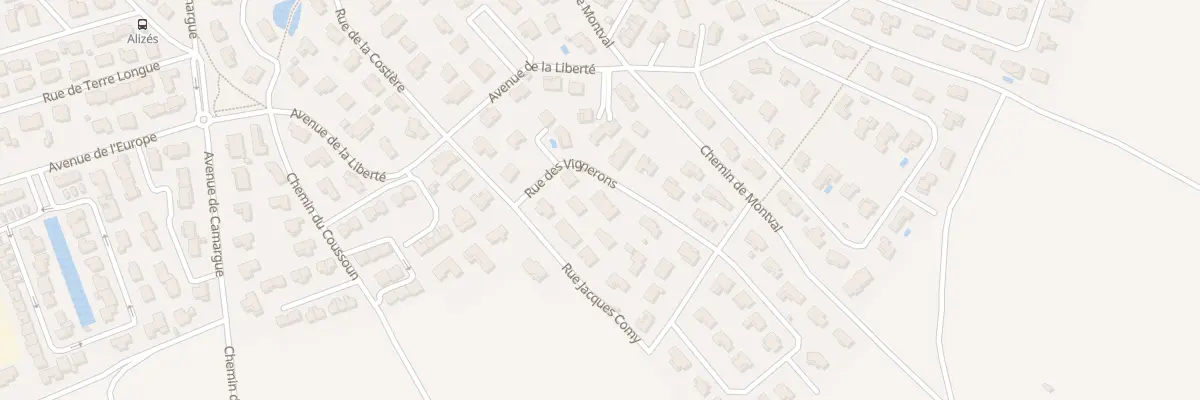 Plan du 9 Rue des Vignerons à Garons