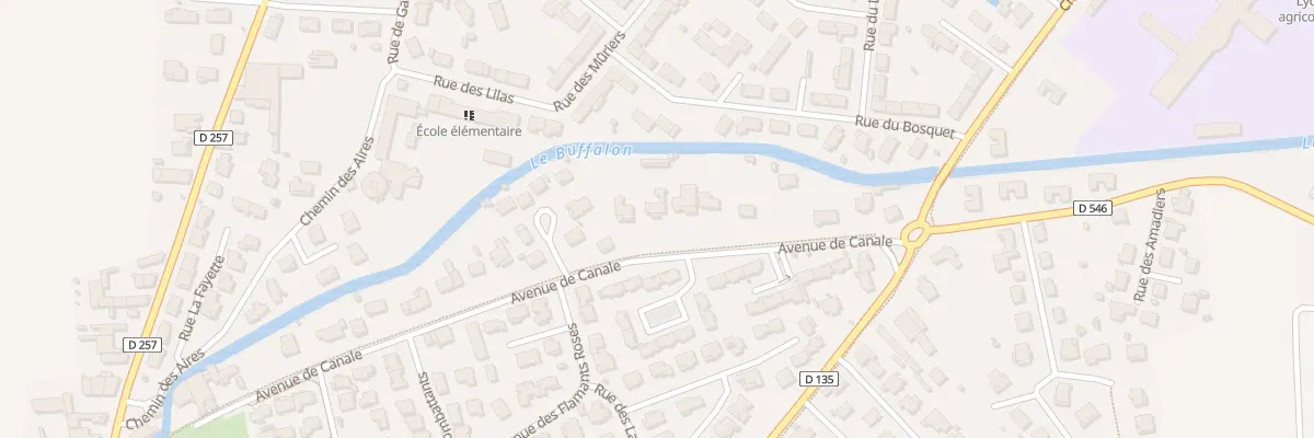 Plan du 461 Av de Canale à Rodilhan