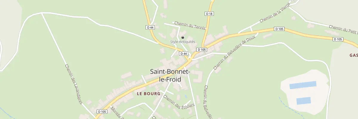 Plan du 10 Rue du Vivarais à Saint-Bonnet-le-Froid
