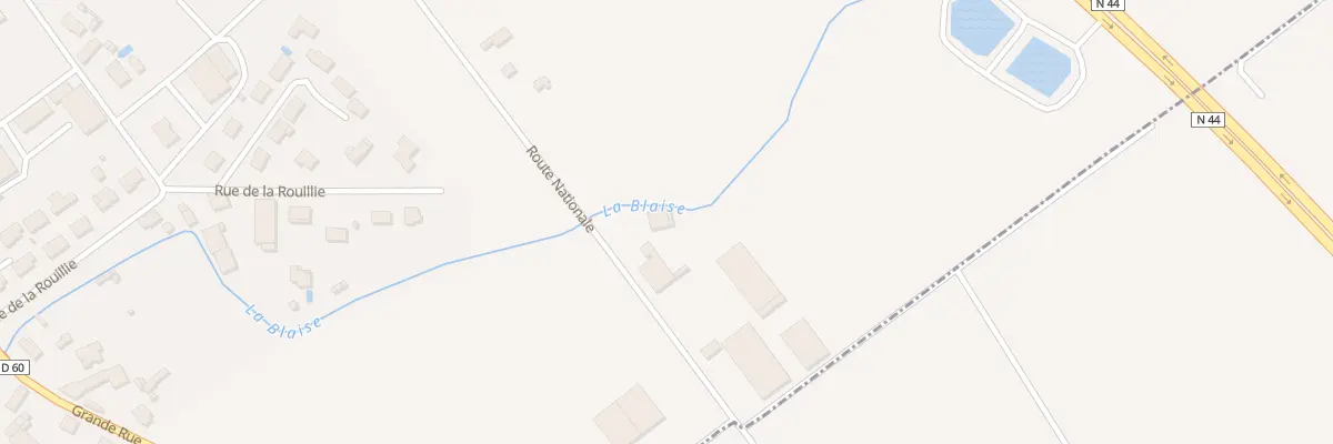 Plan du 3 Rte Nationale à Moncetz-Longevas
