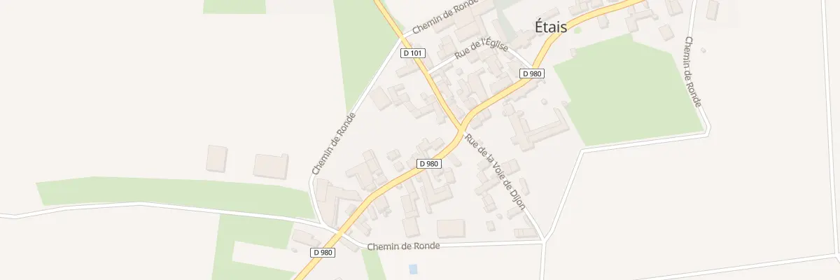 Plan du 9003 Rue de la Fosse à Étais