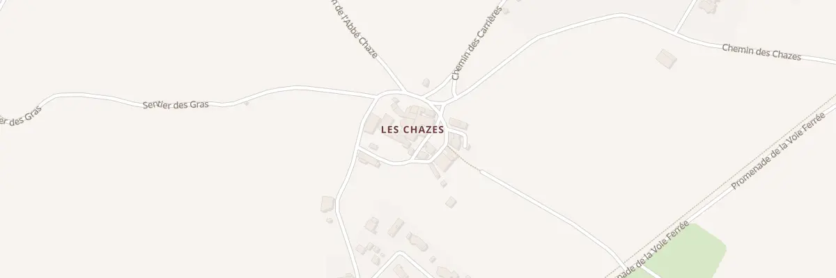 Plan du 1100 Che des Chazes à Saint-Germain