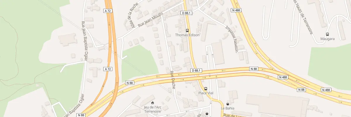 Plan du 12 Rue Duche à Saint-Étienne