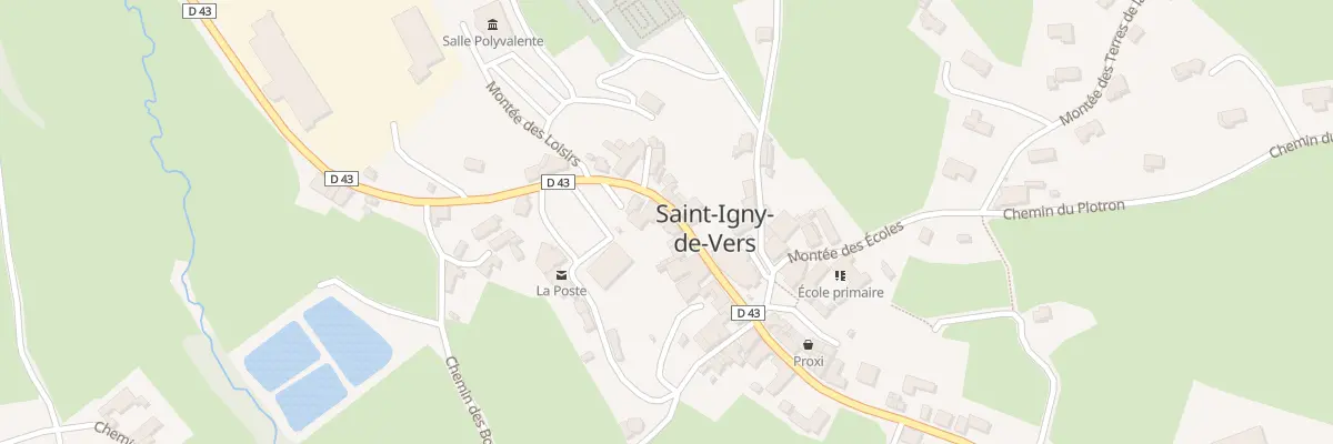 Plan du 335 Rue des Sornins à Saint-Igny-de-Vers