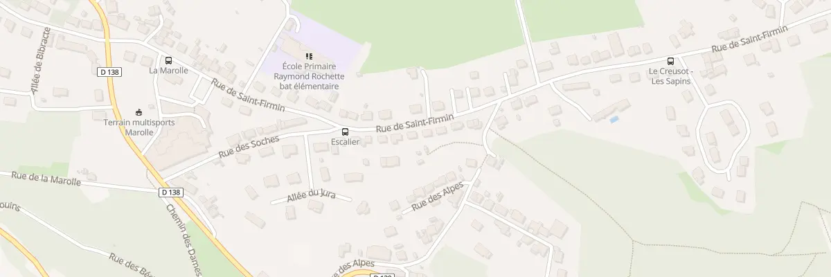 Plan du 28 Rue de Saint-firmin au Creusot