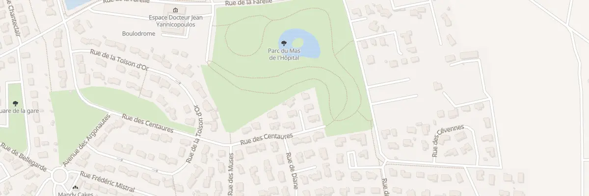 Plan du 23 Rue des Centaures à Garons