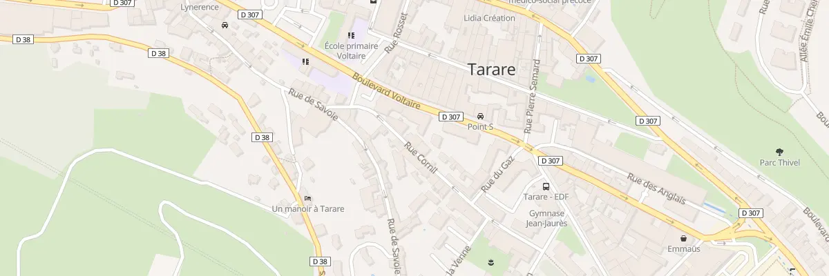Plan du 4 Rue CORNIL à Tarare