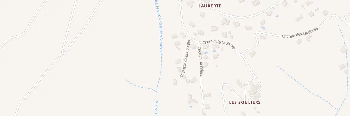 Plan du 7027 Lauberte à Vesseaux