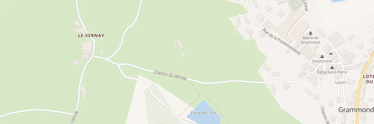 Plan du 374 Che du Vernay à Grammond