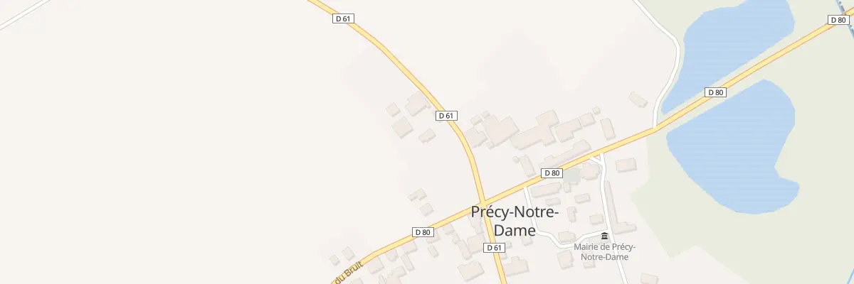 Plan du 2 Grande Rue à Précy-Notre-Dame