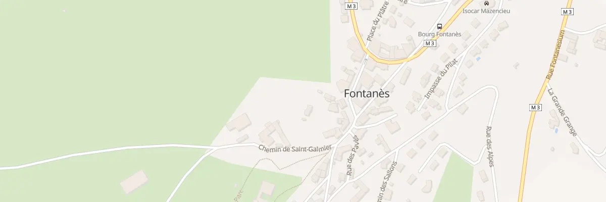Plan du 30 Che de Saint-Galmier à Fontanès
